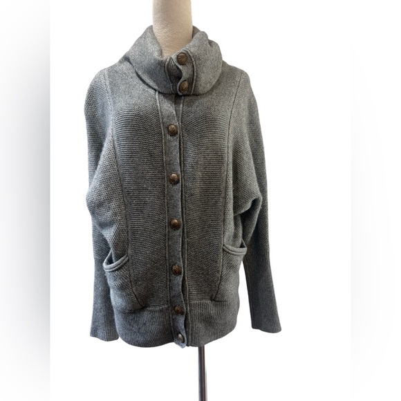 Rag & Bone   cashmere grey cardigan sweater - Picture 3 of 6